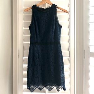 Navy lace dress by Milly, size 4